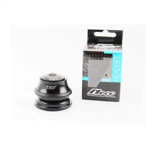 Рулевая колонка 1-1/8" (44/28,6x44/30мм) безрезьбовой вилки, полуинтегрированная, высокая, чёрная H117DM, ВЕЛОЗАПЧАСТИНИ,