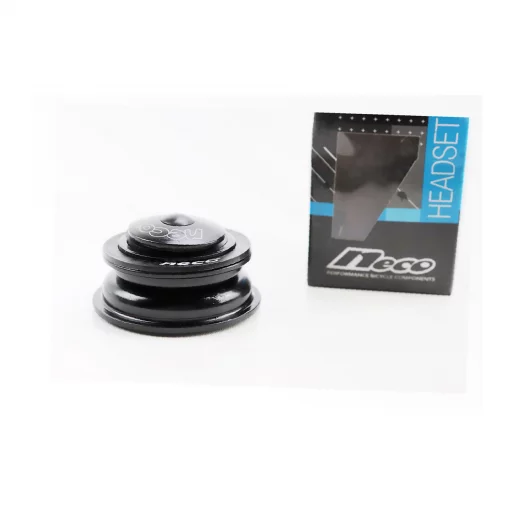 Рулевая колонка 1-1/8"x1-1/4" (44/28,6x50,6/30мм) безрезьбовой вилки, полуинтегрированная, чёрная H-100, ВЕЛОЗАПЧАСТИНИ, YQ-406772