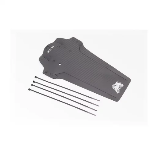 Крыло полипропиленовое универсальное, крепл. на стяжках, "карбон", ВЕЛОАКСЕСУАРИ, YQ-409919