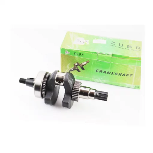Колінвал 178F ZUBR-178H-WT (Dшийки-38мм, H-105,5мм) під шліць+шестірні+підшипник, запресований, D178/186F, YQ-625001
