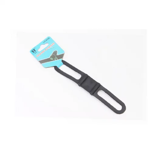 Крепление фонаря на руль велосипеда 22х140мм, силиконовое, чёрное, ВЕЛОАКСЕСУАРИ, YQ-409238