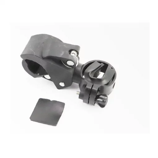 Крепление фонаря на руль велосипеда, быстросъёмное, пластмассовое, крепл. эксцентрик, чёрное, ВЕЛОАКСЕСУАРИ, YQ-409233