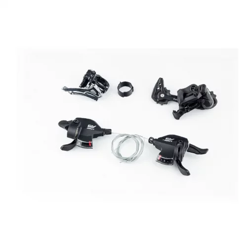 Комплект переключения (групсет) 2x9 скоростей, чёрные A5, ВЕЛОЗАПЧАСТИНИ, YQ-412348