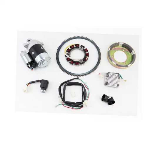 Комплект для переоснащения мотоблока под электростартер 178F (электростартер, замок, проводка, магнето, реле, венец), M178/186F,