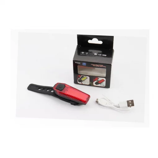 Фонарь задний 12 диодов 120 lumen, Li-ion 3.7V 300mAh зарядка от USB, влагозащитный, ZH1608, ВЕЛОАКСЕСУАРИ, YQ-409314