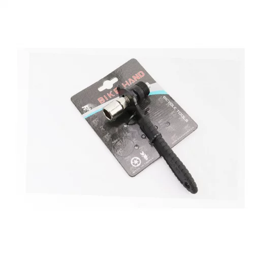 Ключ снятия шатуна с головкой на 14мм, под ключ 15мм, с ручкой YC-216A, ВЕЛОІНСТРУМЕНТ, YQ-407124