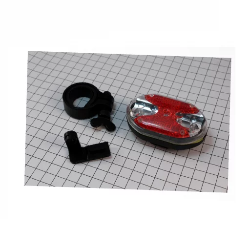 Фонарь задний 5 диодов, JY-500T(без батареек), ВЕЛОАКСЕСУАРИ, YQ-403428