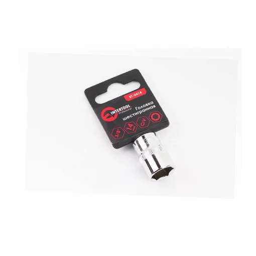 Головка торцева 6-гранна 3/8" 14мм CrV (ET-0414), Ручний інструмент, YQ-702133