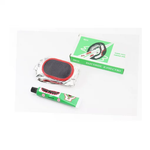 Латки камерні 12шт з клеєм, RS12, ВЕЛОІНСТРУМЕНТ, YQ-403172