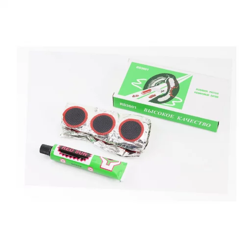 Латки камерные 36шт с клеем (круглые), RS3601, ВЕЛОІНСТРУМЕНТ, YQ-403215