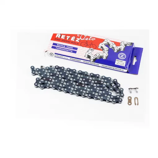 Ланцюг приводний 1/2х1/8"х112L 1 швидкість, чорно-сірий, ВЕЛОЗАПЧАСТИНИ, YQ-412055