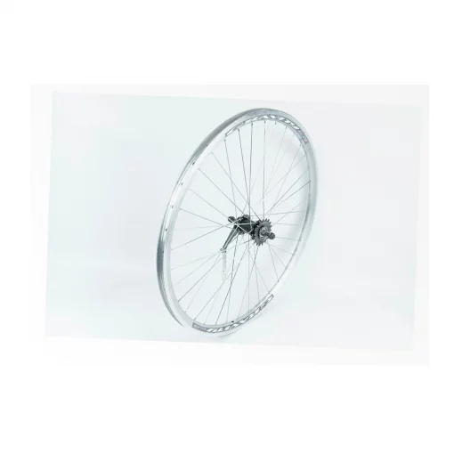 Колесо 28" заднее, обод "капля" алюминиевый, втулка ХВЗ червячная 14Gх36H, чёрная, крепл. гайка, "GRAVITY", ВЕЛОКОЛЕСА, YQ-412174