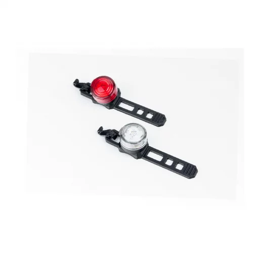 Фонарь передний 1 диод+задний 1 диод к-кт, JY-6003 (без батареек), ВЕЛОАКСЕСУАРИ, YQ-414009