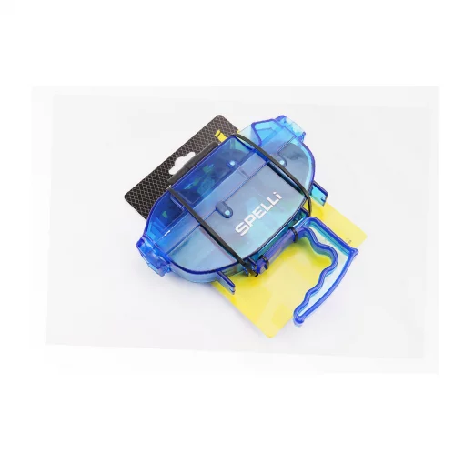 Мойка цепи с ручкой, 4 чистящих ролика, большая, синяя SBT-791, ВЕЛОІНСТРУМЕНТ, YQ-403645