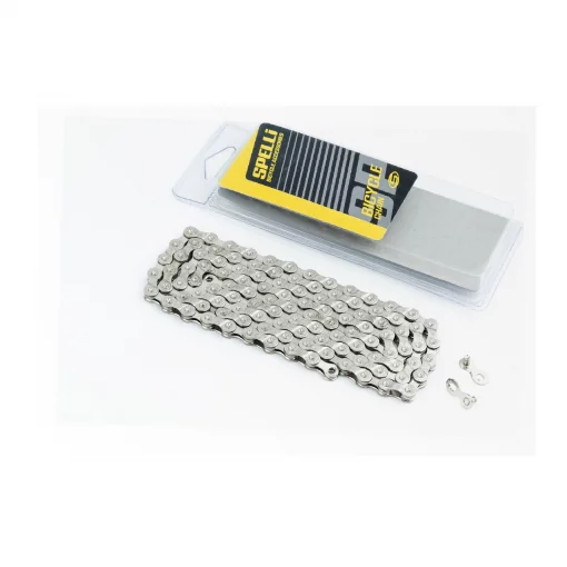 Ланцюг приводний 1/2х3/32"х114L 8 швидкостей, сріблястий SCH-800, ВЕЛОЗАПЧАСТИНИ, YQ-403702