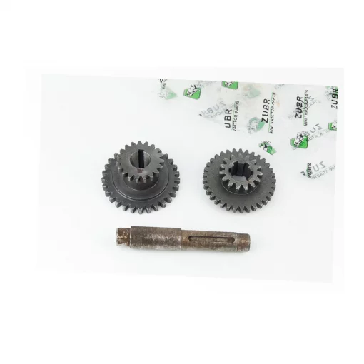 КПП-Вал вторичный L-145мм+шестерня Z-19x29+шестерня Z-15x33, к-кт 3шт 81-1, M175/195N, YQ-624412