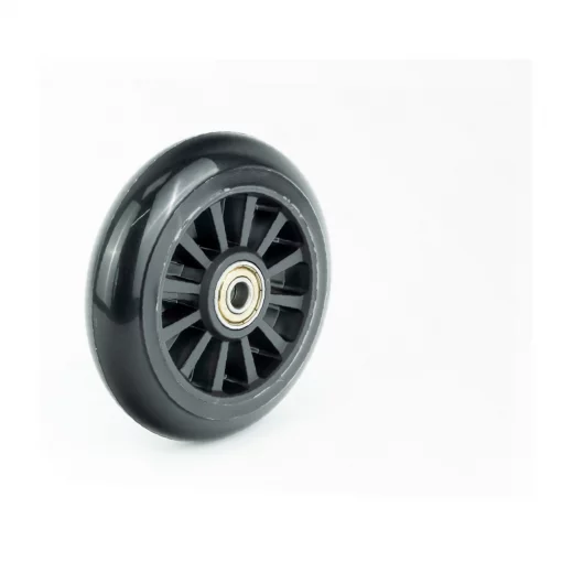 Колесо трюкового самоката 100мм, пластмассовое, пром-подшипники 608 (8х22х7) 2RS, чёрное, ВЕЛОКОЛЕСА, YQ-412080