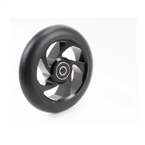 Колесо трюкового самоката 110мм, алюминиевое, пром-подшипники 608 (8х22х7) 2RS, чёрное, ВЕЛОКОЛЕСА, YQ-412081