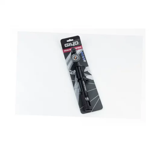 Насос алюмінієвий з манометром, Т-ручкою, чорний GP-993, ВЕЛОІНСТРУМЕНТ, YQ-407264