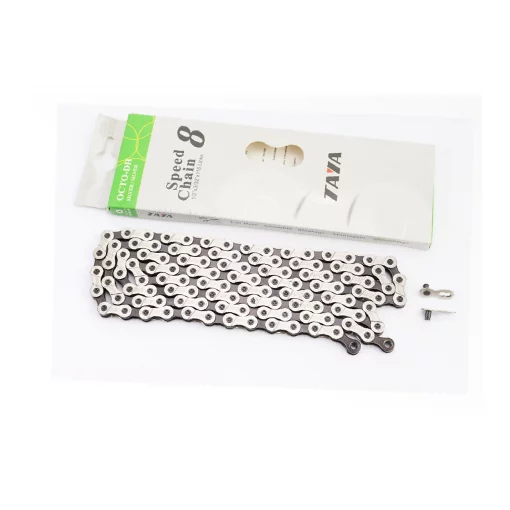 Ланцюг приводний 1/2х3/32"х116L 8 швидкостей, сріблясто-чорний OCTO, ВЕЛОЗАПЧАСТИНИ, YQ-411053