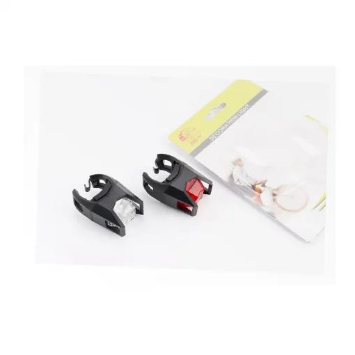 Фонарь передний 2 диода+задний 2 диода силиконовые к-кт, JY-3005 (без батареек), ВЕЛОАКСЕСУАРИ, YQ-409188