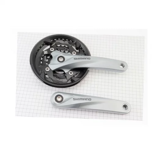 УЦЕНКА вело Шатуны "квадрат" 175мм, 40.30.22T MTB, алюминиевые, серо-чёрные ACERA FC-M3000 (царапины см. фото), ВЕЛОЗАПЧАСТИНИ