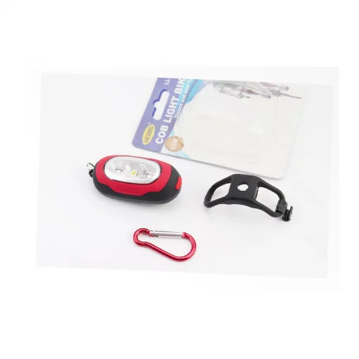 Фонарь универсальный 3 диода, влагозащитный, чёрно-красный LL-5658 (без батареек), ВЕЛОАКСЕСУАРИ, YQ-409348