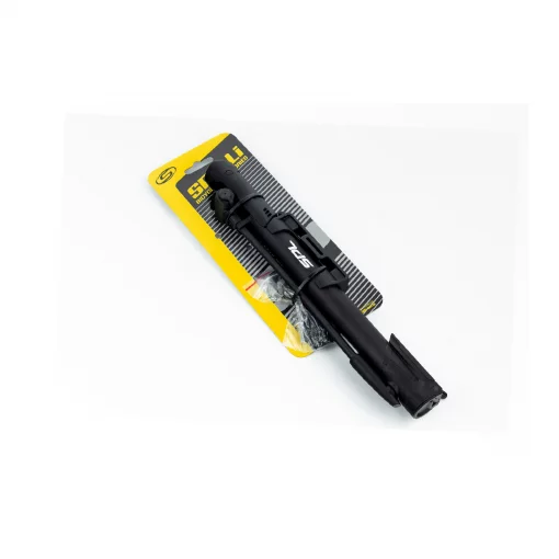 Насос ручной "напольный" пластмассовый, с Т-ручкой, под штуцера Schrader&amp;Presta, чёрный SPM-64, ВЕЛОІНСТРУМЕНТ, YQ-407267