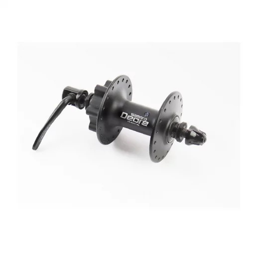 Втулка передняя MTB алюминиевая 14Gx36H, Disk-brake, крепл. эксцентрик, чёрная DEORE НВ-M525A, ВЕЛОЗАПЧАСТИНИ, YQ-404315