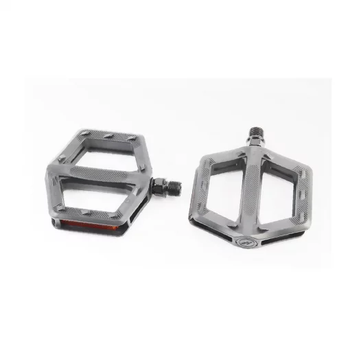 Педали BMX 9/16" (105x102x23мм) пластиковые, чёрные HF-701, ВЕЛОЗАПЧАСТИНИ, YQ-411821