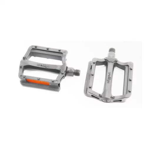 Педали BMX 9/16" (107x90x23мм) пластиковые, чёрные B197DU, ВЕЛОЗАПЧАСТИНИ, YQ-411144