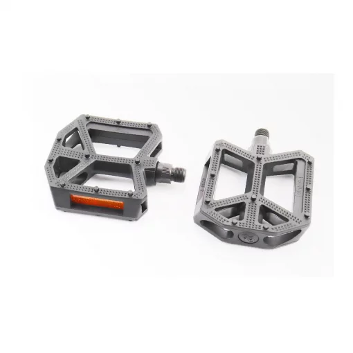 Педали BMX 9/16" (109x96x30мм) пластиковые, чёрные B289DU, ВЕЛОЗАПЧАСТИНИ, YQ-411139