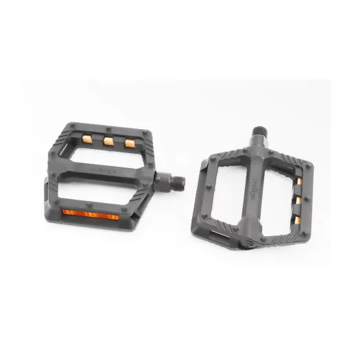 Педали BMX 9/16" (110x100x23мм) пластиковые, чёрные B239DU, ВЕЛОЗАПЧАСТИНИ, YQ-411140