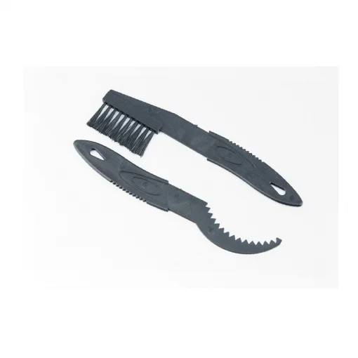 Щётка+гребёнка для чистки звёзд и цепи, пластиковые к-кт, чёрные KL-7001+KL-7002, ВЕЛОІНСТРУМЕНТ, YQ-407096