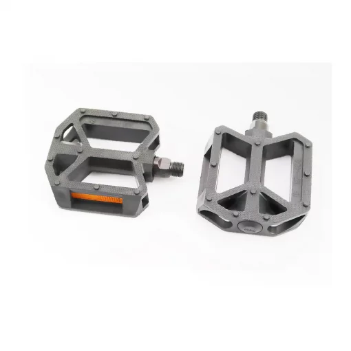 Педали BMX 9/16" (112x96x25мм) пластиковые, чёрные WP408, ВЕЛОЗАПЧАСТИНИ, YQ-411393