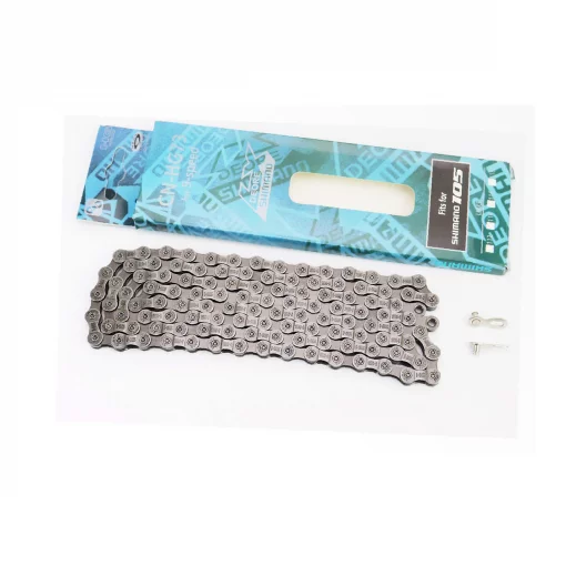 Ланцюг приводний 1/2х11/128"х116L 9 швидкостей, сірий Deore CN-HG 53/73, ВЕЛОЗАПЧАСТИНИ, YQ-404075