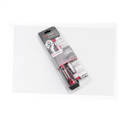 Набор головок торцевых c трещоткой (изогнутая рукоятка) 3/8" CrV 72 зуба + удлинитель 3/8" 150мм 10шт