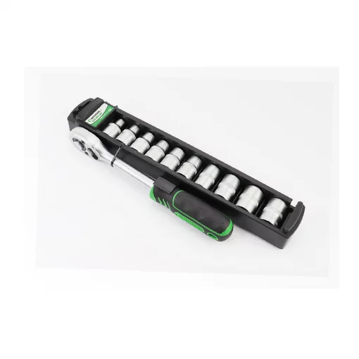 Набор головок торцевых c трещоткой 1/2" CrV 10шт (8/10/11/12/13/14/15/17/18/19мм) (ET-6013), Ручний інструмент, YQ-702178