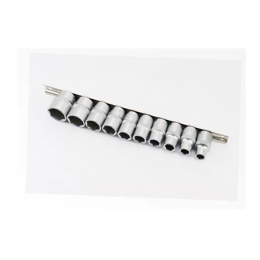 Набор головок торцевых на планке 1/2" 10шт (10/11/12/13/14/15/17/19/22/24мм) (ET-6011), Ручний інструмент, YQ-702180