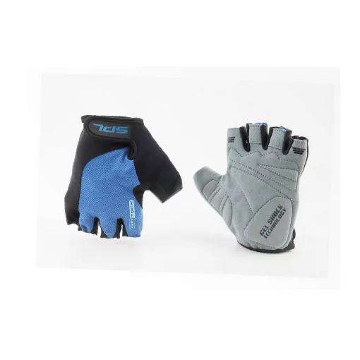 Рукавички без пальців M з гелевими вставками під долоню, чорно-синій SBG-1457, ВЕЛОЕКІПІРУВАННЯ, YQ-408086