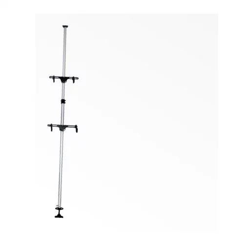 Подставка под 2 велосипеда телескопическая 1,8-3м, регулируемый угол наклона велосипеда, алюминиевая, серая HS-051, ВЕЛОАКСЕСУАРИ,