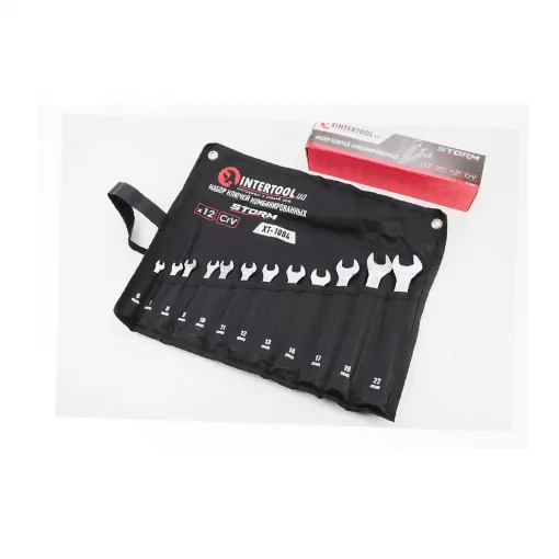 Набор ключей комбинированных 12шт (6/7/8/9/10/11/12/13/14/17/19/22мм) "скрутка" DIN3113, STORM (XT-1004), Ручний інструмент,