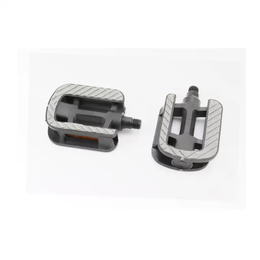 Педали CITY 9/16" (109x82x26мм) пластиковые, чёрно-серые 131, ВЕЛОЗАПЧАСТИНИ, YQ-411908