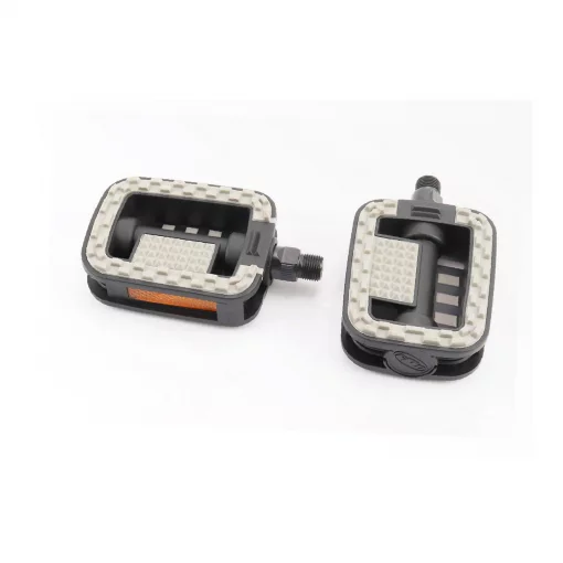 Педалі CITY 9/16" (110x74x27мм) пластикові, чорно-сірі, NW-96D, ВЕЛОЗАПЧАСТИНИ, YQ-403742