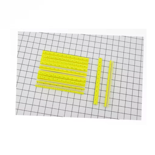 Світловідбивачі на спиці 5х75мм, 12шт к-кт, жовті JY-1201, ВЕЛОАКСЕСУАРИ, YQ-409302