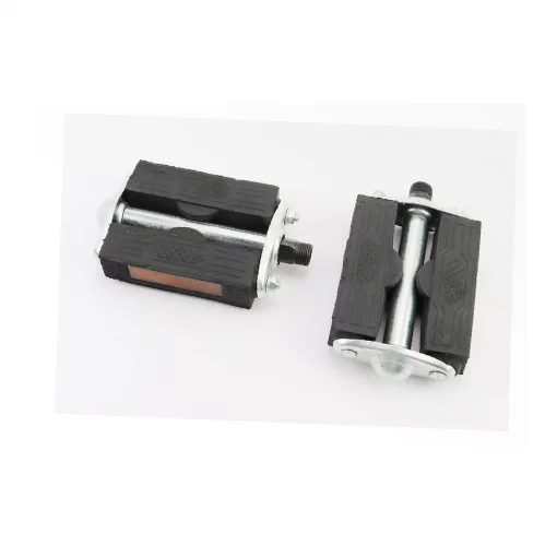 Педали CITY 9/16" (124x75x25мм) металло-резиновые, ВЕЛОЗАПЧАСТИНИ, YQ-406110