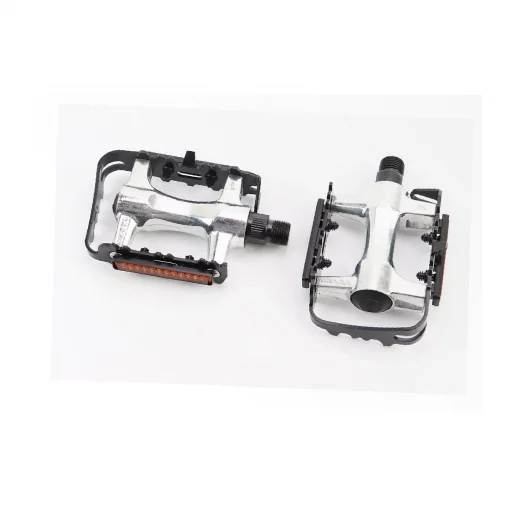 Педали MTB 9/16" (102x62x24мм) алюминиевые, серебристо-чёрные NWL-91K, ВЕЛОЗАПЧАСТИНИ, YQ-406876