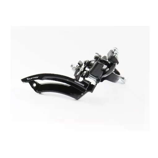 Перекидка цепи передняя с верхней тягой, крепл. 31,8мм, под звезду 42Т, чёрная FD-TZ 20, ВЕЛОЗАПЧАСТИНИ, YQ-404026