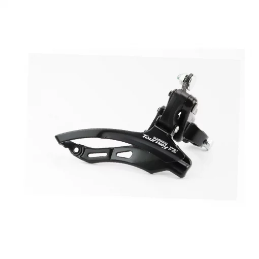 Перекидка цепи передняя с нижней тягой, крепл. 28,6мм, под звезду 42T, чёрная FD-TZ 500, ВЕЛОЗАПЧАСТИНИ, YQ-404279