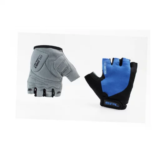 Перчатки без пальцев XL с гелевыми вставками под ладонь, чёрно-cиние SBG-1457, ВЕЛОЕКІПІРУВАННЯ, YQ-408092